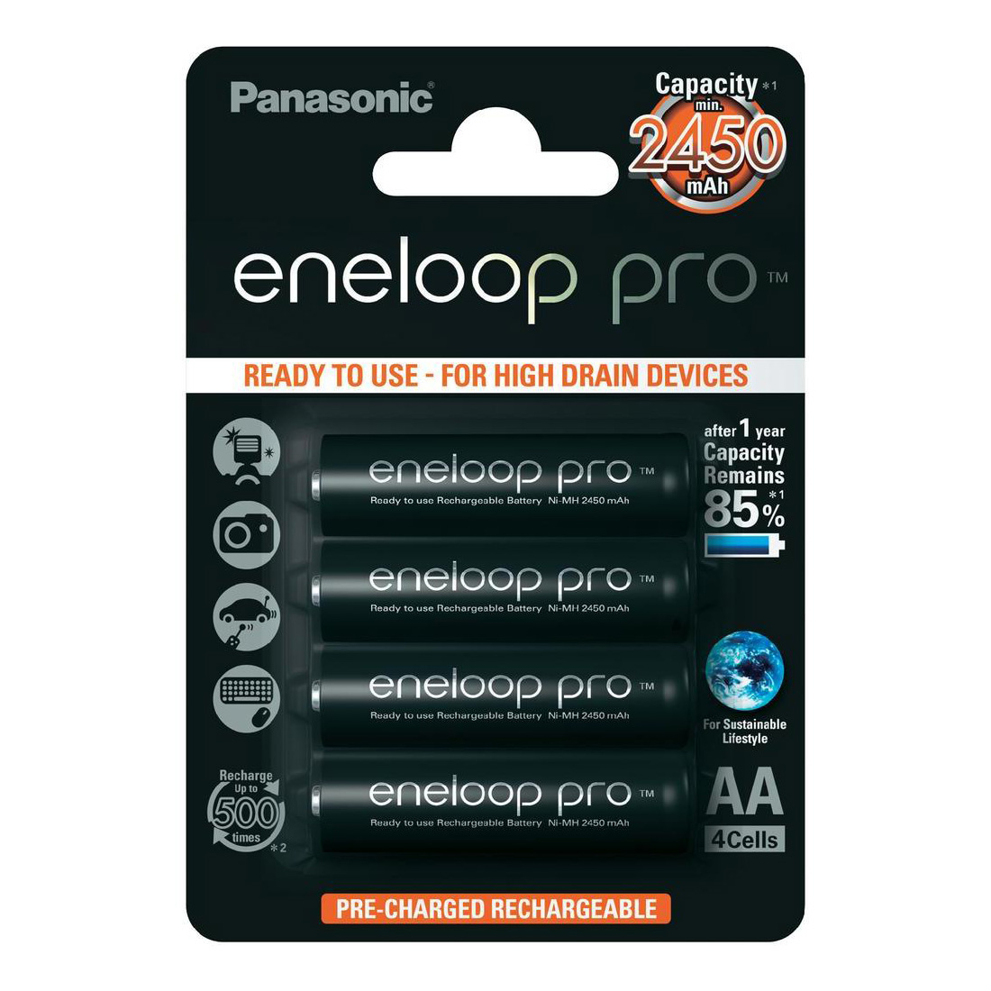 PANASONIC Eneloop Pro AA 2500